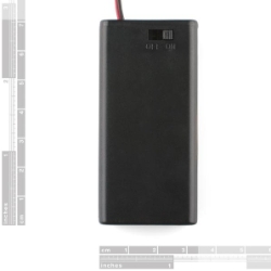 Battery Holder 2xAA with Cover and Switch - JST Connector, additional view