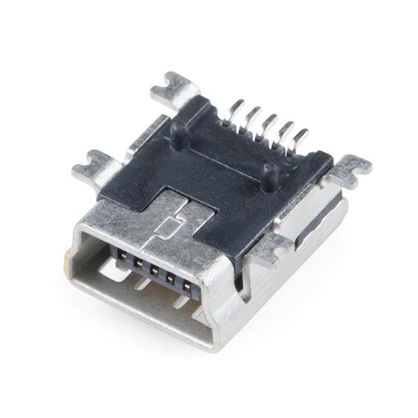 USB Mini-B SMD Connector - PRT-00587