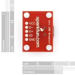 SparkFun USB Mini-B Breakout - BOB-09966