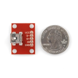 SparkFun USB Mini-B Breakout - BOB-09966