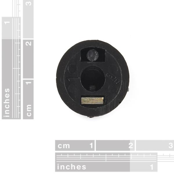 Black Knob - 15x19mm - COM-09998