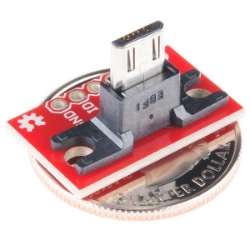 SparkFun USB MicroB Plug Breakout - BOB-10031
