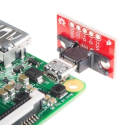 SparkFun USB MicroB Plug Breakout - BOB-10031