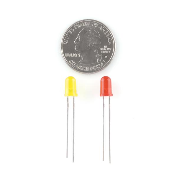LED - Assorted 10 Red / 10 Yellow (20 pack) - COM-10049