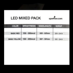 LED - Assorted 10 Red / 10 Yellow (20 pack), additional view