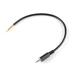 Audio Cable 2.5mm 8" 