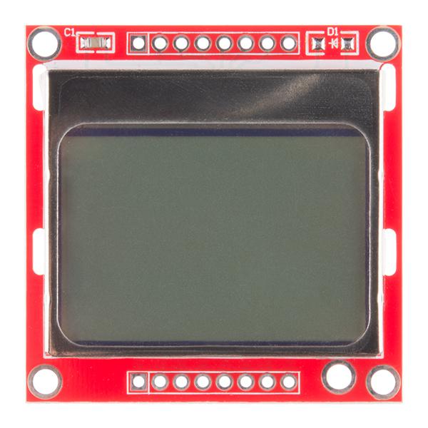 Graphic LCD 84x48 - Nokia 5110 - LCD-10168
