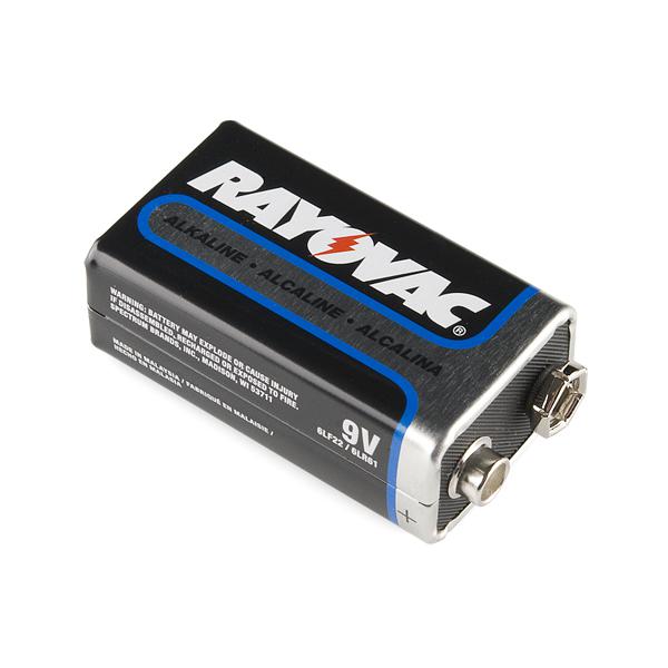 9V Alkaline Battery - PRT-10218