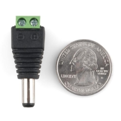 DC Barrel Jack Adapter - Male - PRT-10287