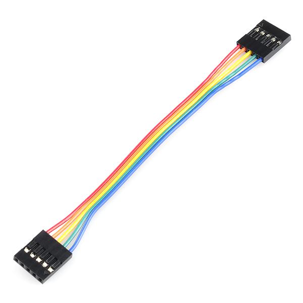 Jumper Wire - 0.1", 5-pin, 4" - PRT-10365