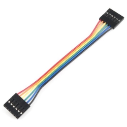 Jumper Wire - 0.1", 6-pin, 4" 