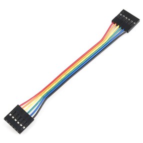 Jumper Wire - 0.1", 6-pin, 4"