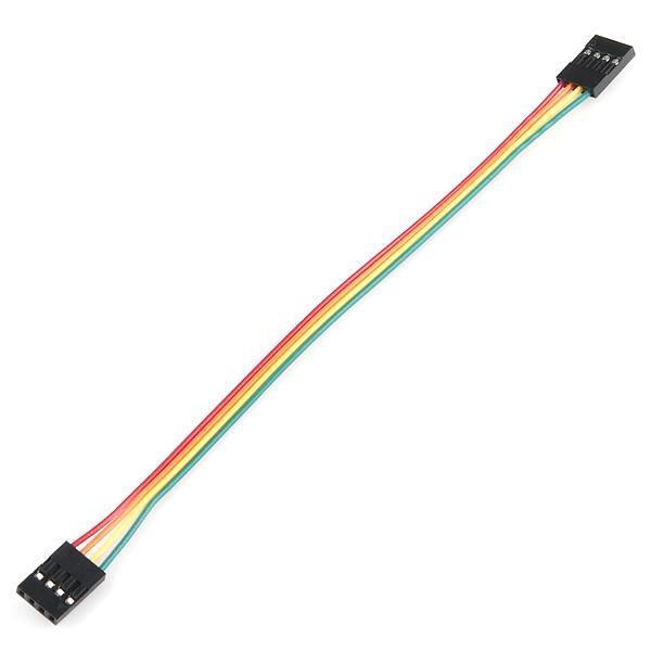 Jumper Wire - 0.1", 4-pin, 6" - PRT-10369
