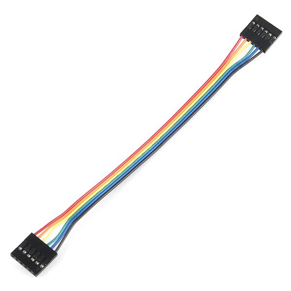 Jumper Wire - 0.1", 6-pin, 6" - PRT-10371