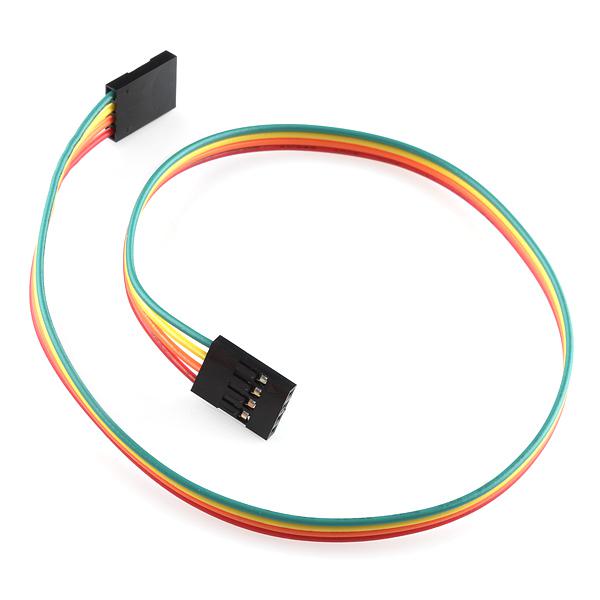 Jumper Wire - 0.1", 4-pin, 12" - PRT-10374