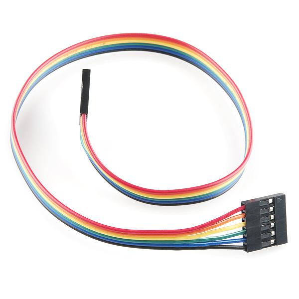 Jumper Wire - 0.1", 6-pin, 12" - PRT-10376