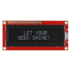 Basic 16x2 Character LCD - White on Black 5V 