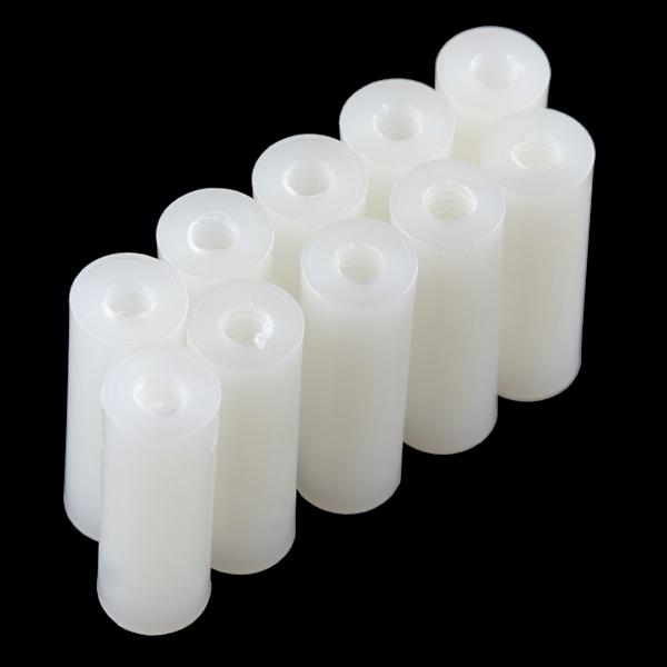 Standoffs Plastic - (4-40; 3/4"; 10 pack) 