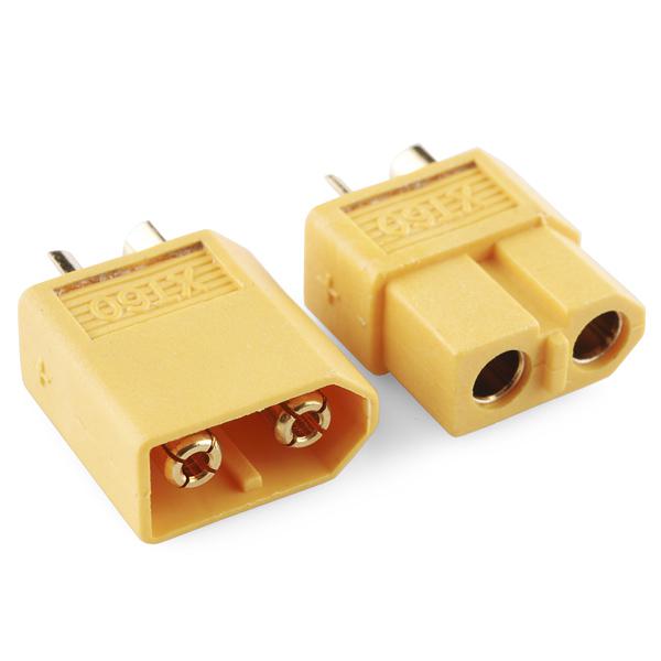 XT60 Connectors - Male/Female Pair - PRT-10474