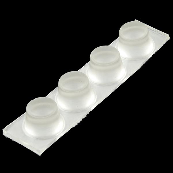 Silicone Bumpers - Large (10x16.5mm, 4 pack) - COM-10594
