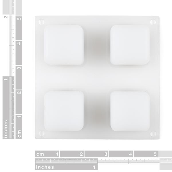 Button Pad 2x2 - LED Compatible - COM-07836