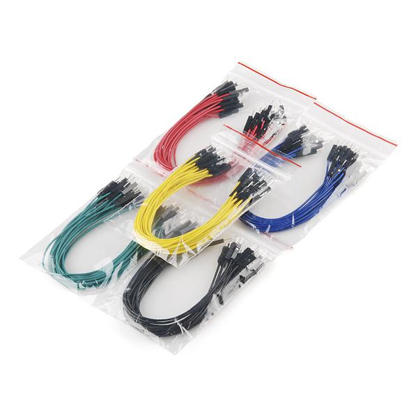 Jumper Wires Premium 6" M/M Pack of 100 - PRT-10897