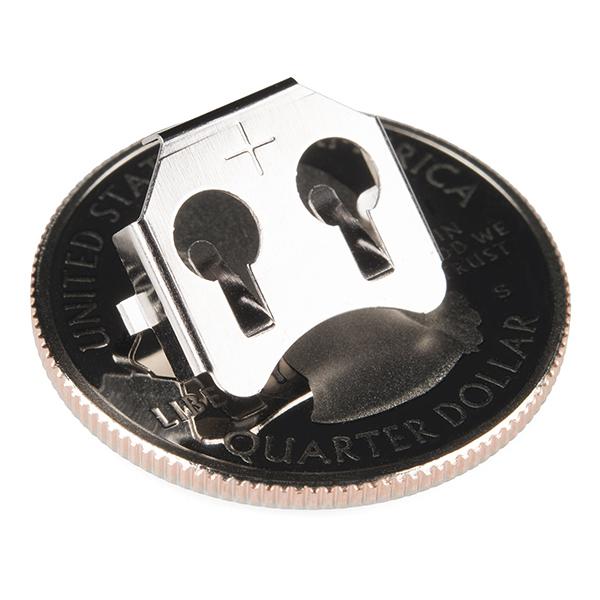 Coin Cell Battery Holder - 12mm (PTH) - PRT-07948