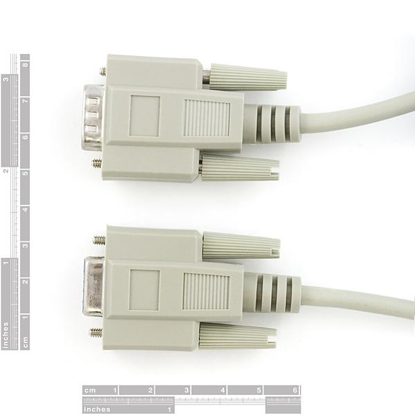 Serial Cable DB9 M/F - 6 Foot - CAB-00065