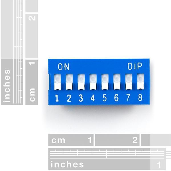 DIP Switch - 8 Position - COM-08034