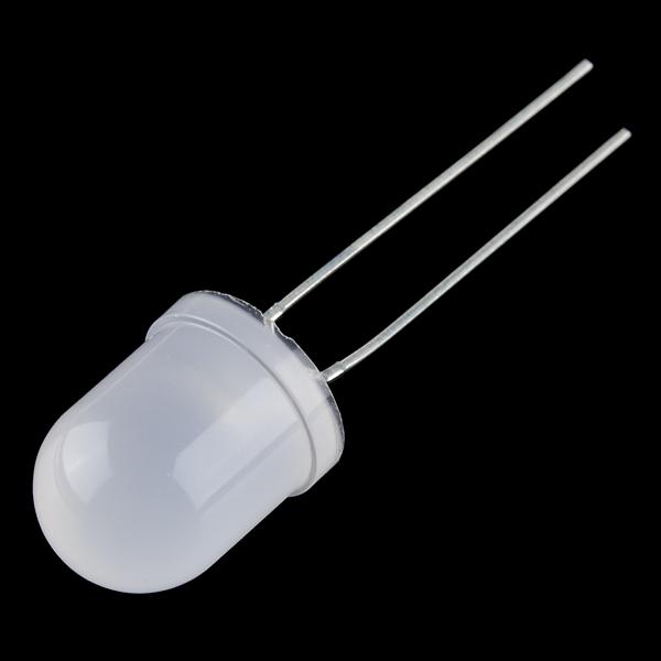 Diffused LED - White 10mm - COM-11121