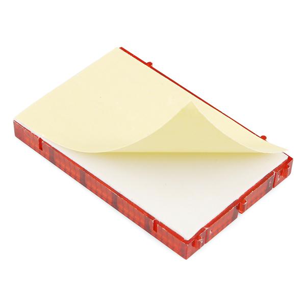 Breadboard - Translucent Self-Adhesive (Red) - PRT-11317