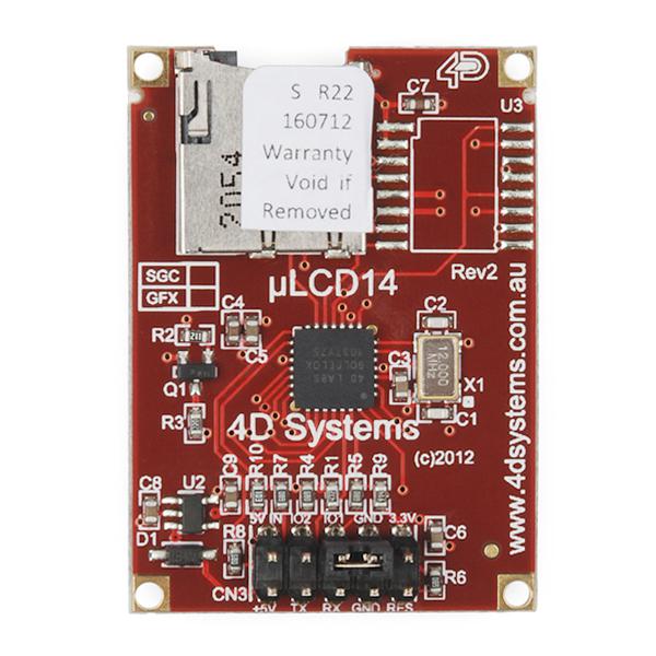 Serial Miniature LCD Module - 1.44" (uLCD-144-G2 GFX) - LCD-11377