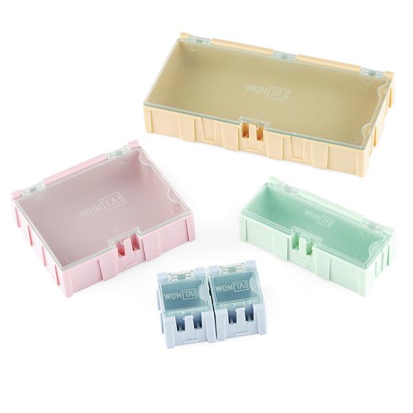 Modular Plastic Storage Box - Medium (4 pack) - TOL-11528