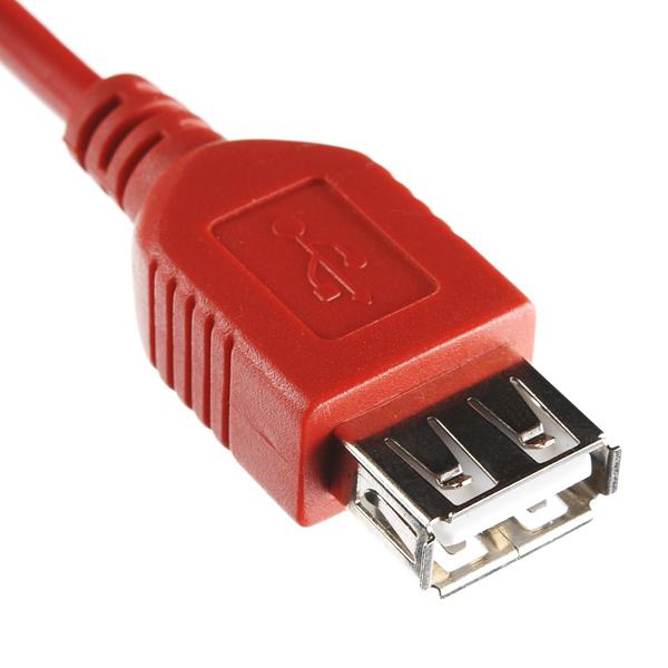 USB OTG Cable - Female A to Micro A - 4" - CAB-11604