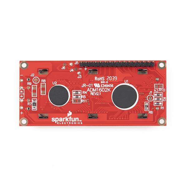 SparkFun Basic 16x2 Character LCD - White on Black, 5V (with Headers) - LCD-18160