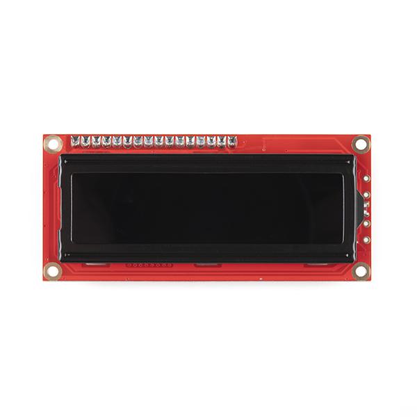 SparkFun Basic 16x2 Character LCD - White on Black, 5V (with Headers) - LCD-18160