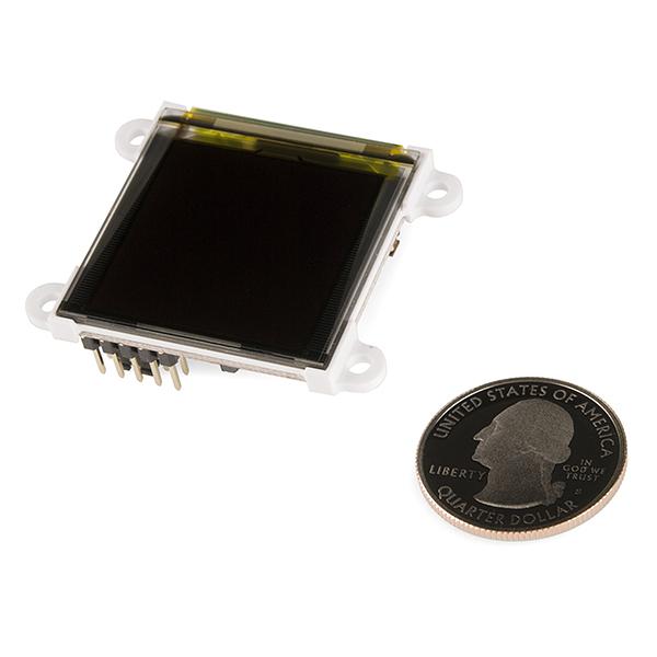 Serial Miniature OLED Module - 1.5" (µOLED-128-G2-GFX) - LCD-11676