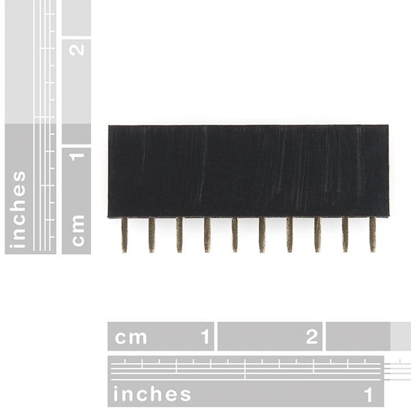 Header - 10-pin Female (PTH, 0.1") - PRT-11896