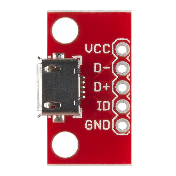 SparkFun microB USB Breakout - BOB-12035