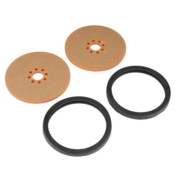 Precision Disc Wheel - 3" (Orange, 2 Pack) - ROB-12119