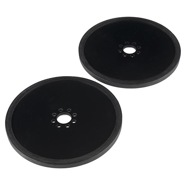Precision Disc Wheel - 4" (Black, 2 Pack) - ROB-12163