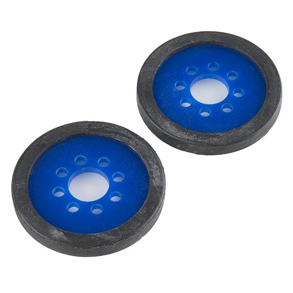 Precision Disc Wheel - 2" (Blue, 2 Pack) - ROB-12425
