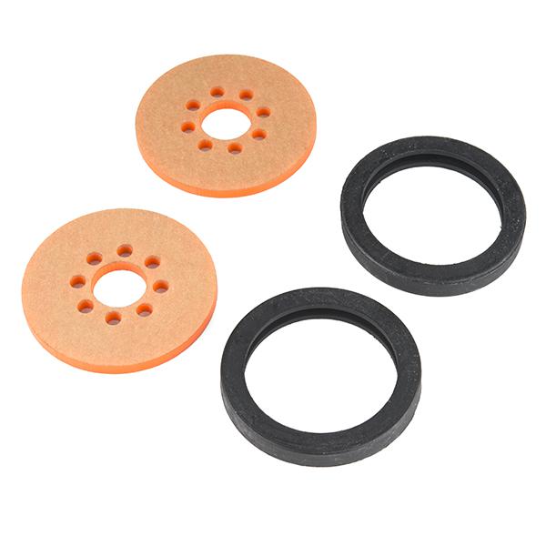 Precision Disc Wheel - 2" (Orange, 2 Pack) - ROB-12530
