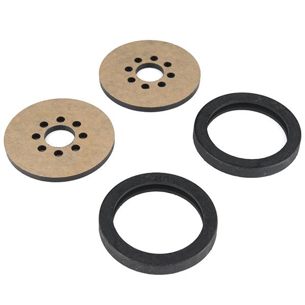 Precision Disc Wheel - 2" (Black, 2 Pack) - ROB-12537
