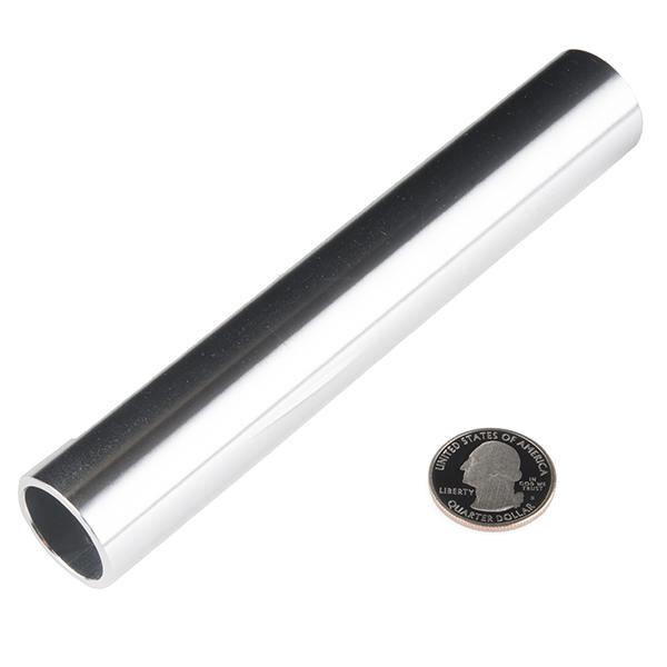 Tube - Aluminum (1"OD x 6.0"L x 0.82"ID) - ROB-12538