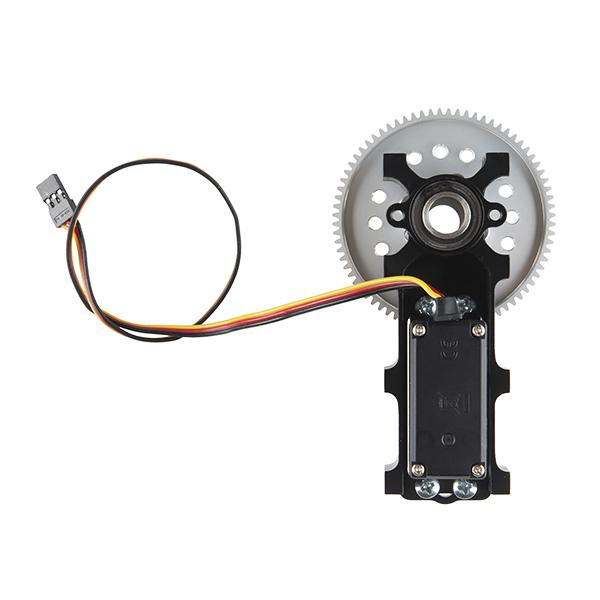 Channel Mount Gearbox Kit - Continuous Rotation (2:1 Ratio) - ROB-12604