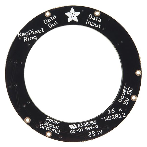 NeoPixel Ring - 16 x WS2812 5050 RGB LED - COM-12664