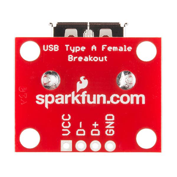 SparkFun USB Type A Female Breakout - BOB-12700