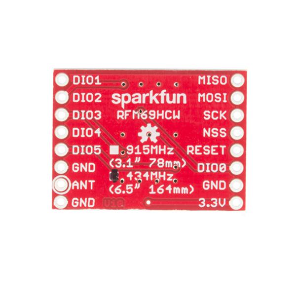SparkFun RFM69 Breakout (434MHz) - WRL-12823