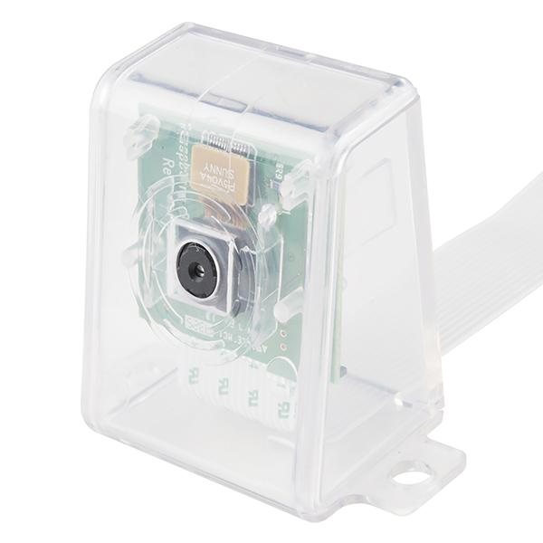 Raspberry Pi Camera Case - Clear Plastic - PRT-12845